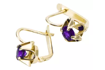 Alexandrit 14k žluté zlato  Vintage craft vec018y